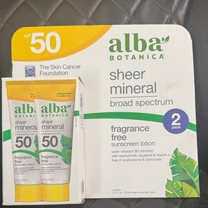 Sheer Mineral Sunscreen Lotion SPF 50 - 2 Pack